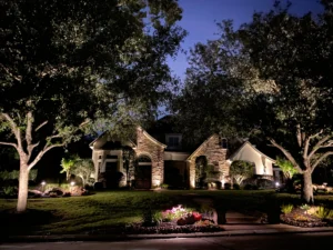 Outdoor lighting installation