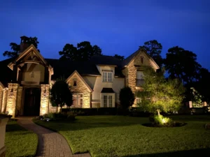 Outdoor lighting installation