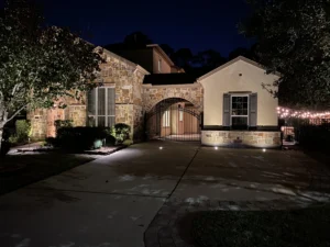 Outdoor lighting installation